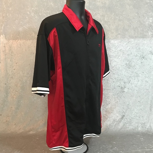 REEBOK VINTAGE ZIP UP SHORT SLEEVE TRACK JACKET - Picture 3 of 8